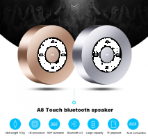 PASTOP LED Touch Wireless Bluetooth Speakers