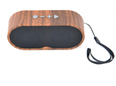 Portable Retro Wood Grain Bluetooth Speaker Wireless