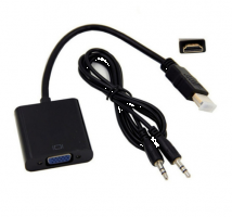 HDMI Converter Cable HDMI Adapter Switch Cord Audio Black