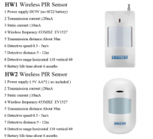 IOS Android APP Control Wireless Home Security GSM Alarm System Intercom Remote Control