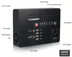 Floureon Portable 200W(Max) Station Power Bank