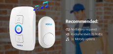 KERUI M525 Home Security Welcome Wireless Doorbell Smart